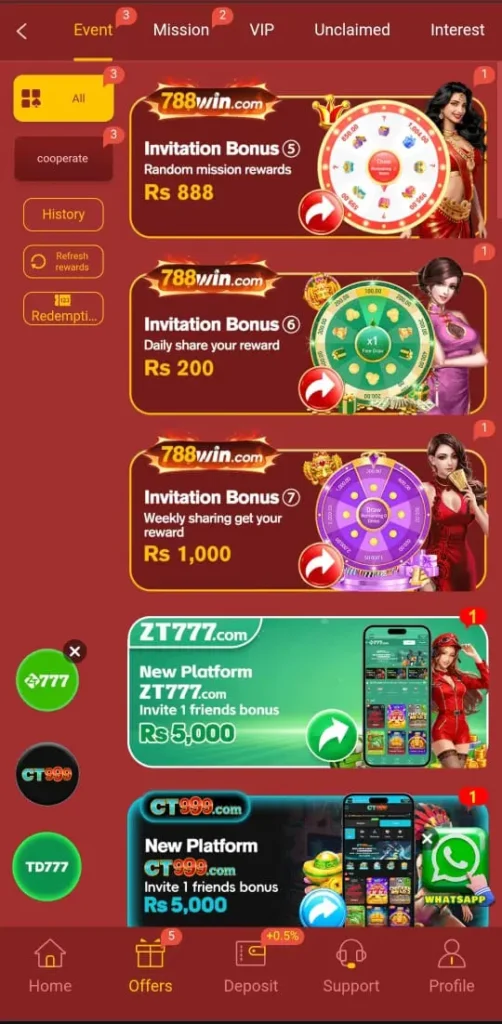 788win Game Rewards