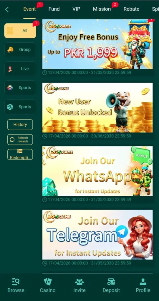 2GO Game Offers