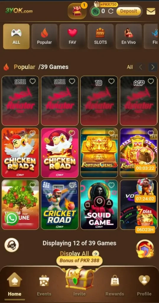 3YOK Game APP