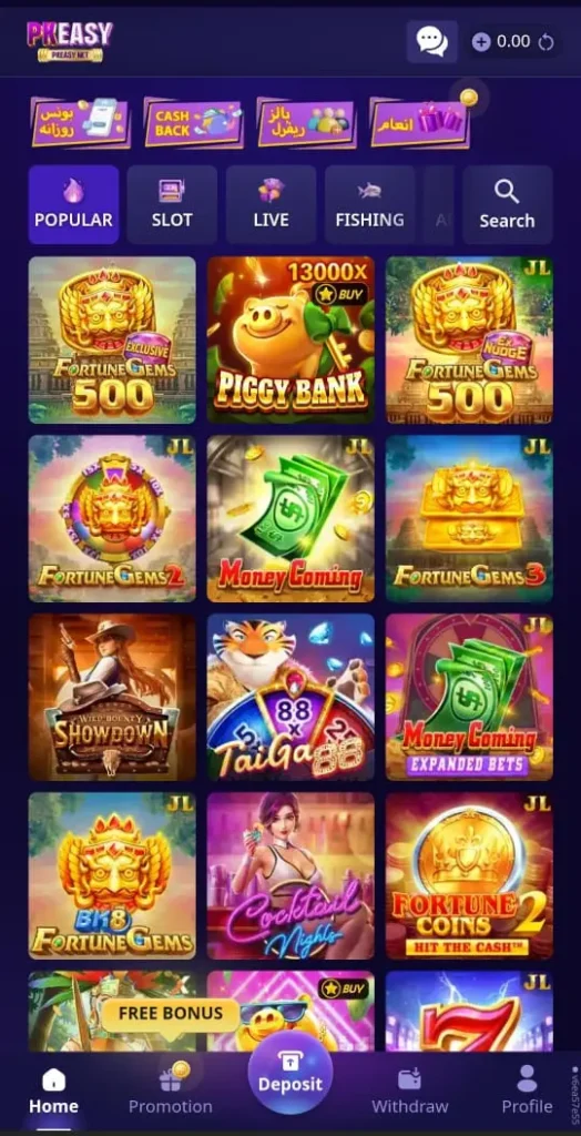 PKEASY Game Interface
