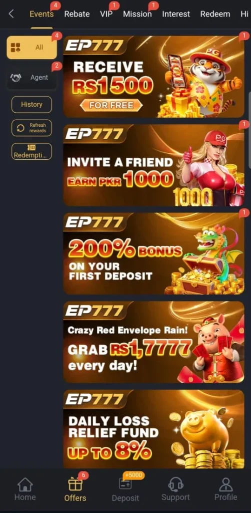 EP777 Game Promotions