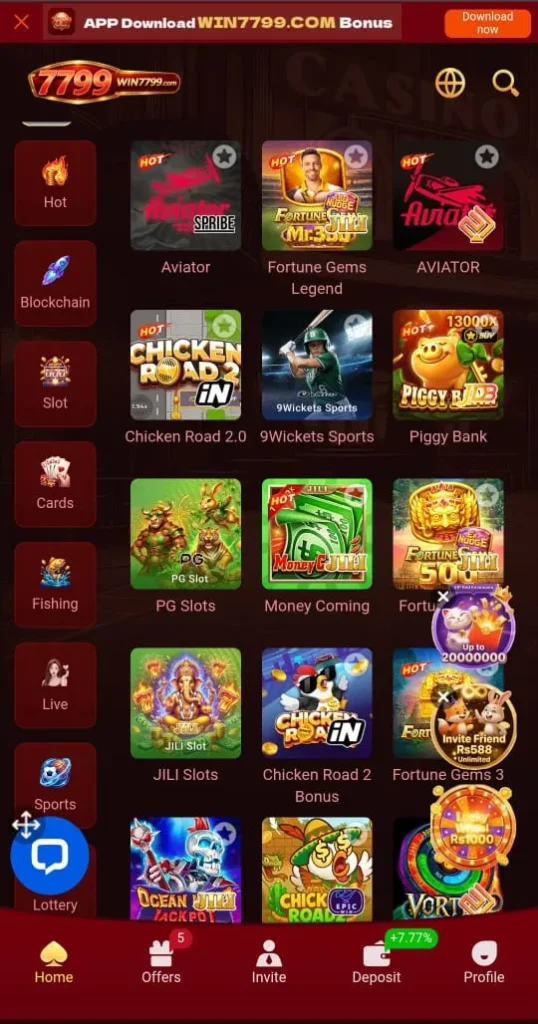 WIN7799 Game Dashboard