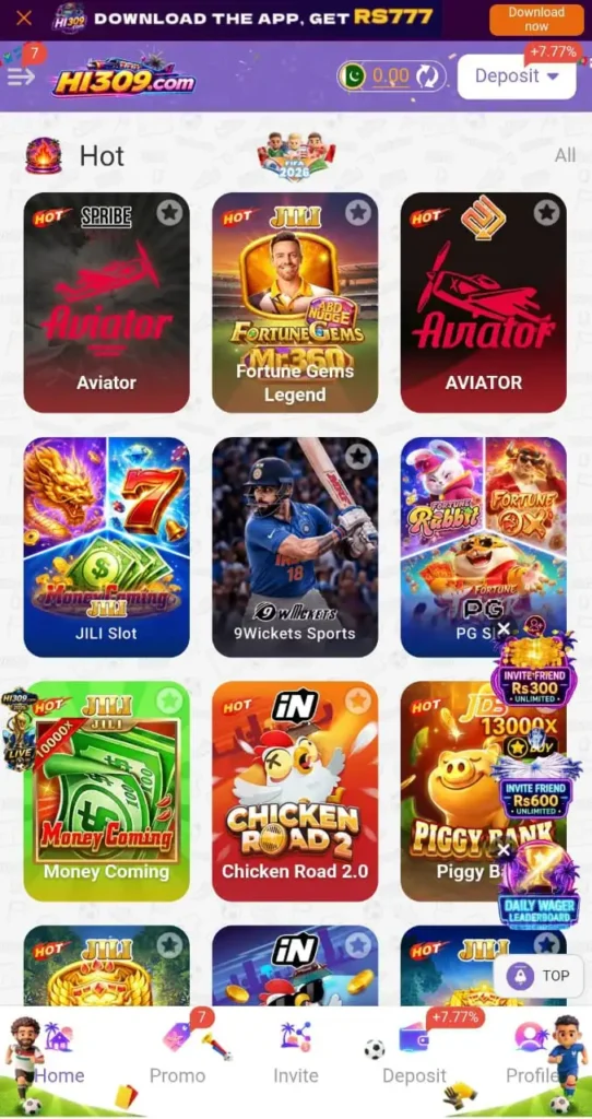 Hot Games in HI309 Game