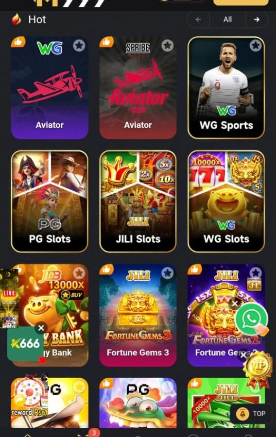 Popular Games in M999 Game