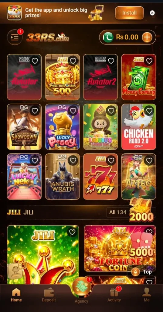Hot Games in 33RS Game