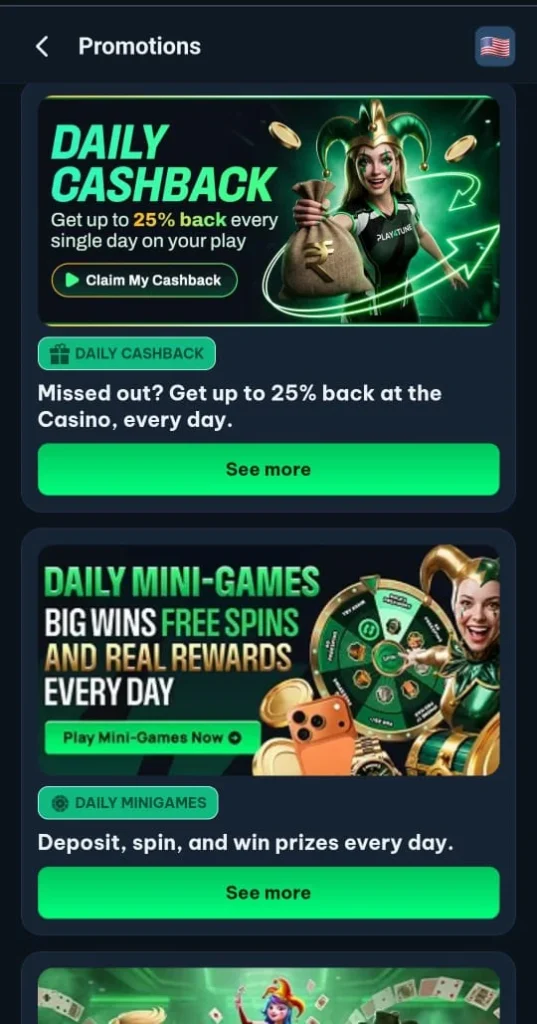Promotional Events in Play4tune Game